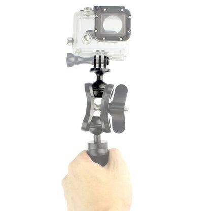 Soporte adaptador de cabeza de bola de aluminio CNC PULUZ para GoPro Hero12 Black / Hero11 /10/9/8/7/6/5, Insta360 Ace / Ace…