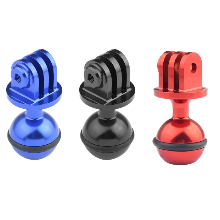 Soporte adaptador de cabeza de bola de aluminio CNC PULUZ para GoPro Hero12 Black / Hero11 /10/9/8/7/6/5, Insta360 Ace / Ace…
