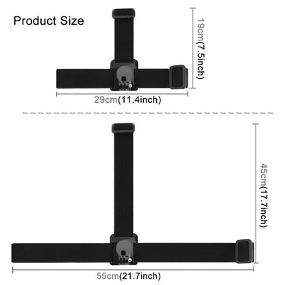 Correa de la cabeza ajustable del cinturón de montaje elástico PULUZ para GOPRO, INSTA360 ONE R, OSMO Acción y otras cámaras…
