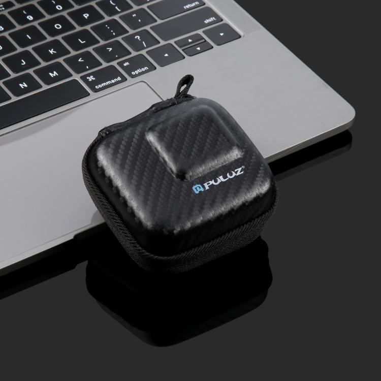 Bolsa de almacenamiento Mini portátil de fibra de carbono PULUZ, GoPro, Mijia, Xiaoyi y otras cámaras de tamaño similar para…