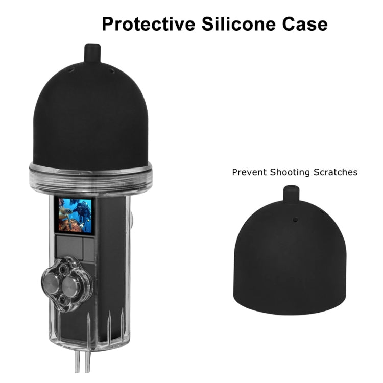 Carcasa PULUZ 60m impermeable subacuática Funda de buceo para DJI Osmo Pocket — imagen 5