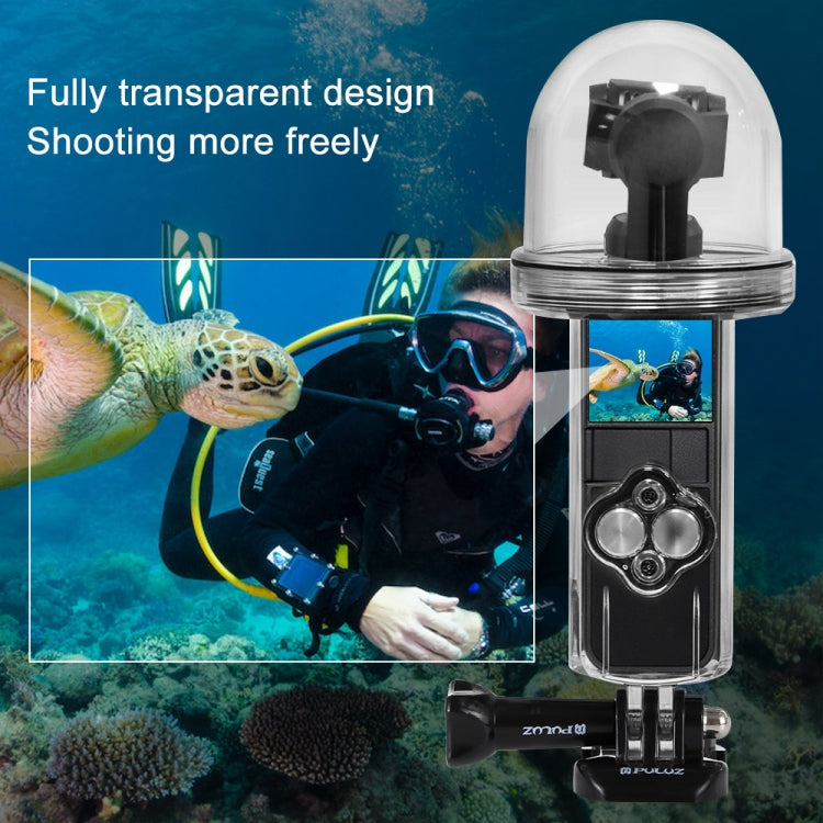 Carcasa PULUZ 60m impermeable subacuática Funda de buceo para DJI Osmo Pocket — imagen 7