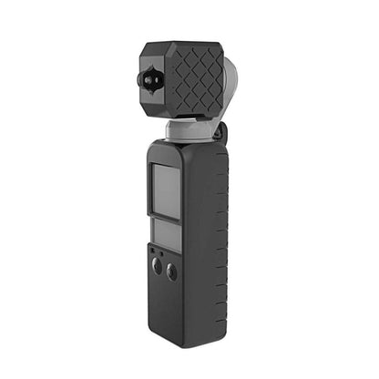 Juego de fundas de silicona PULUZ 2 en 1 con textura de diamante para DJI Osmo Pocket (Negro) — imagen 2