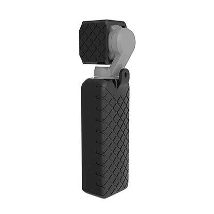 Juego de fundas de silicona PULUZ 2 en 1 con textura de diamante para DJI Osmo Pocket (Negro) — imagen 3