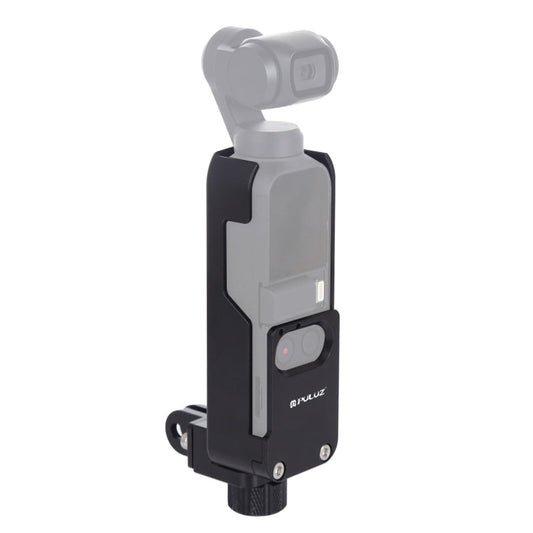 Carcasa PULUZ Carcasa protectora de aleación de aluminio CNC para bolsillo OSMO (negro) para DJI Osmo