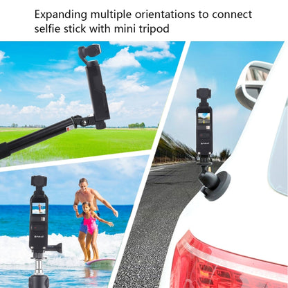 Carcasa PULUZ Carcasa protectora de aleación de aluminio CNC para bolsillo OSMO (negro) para DJI Osmo — imagen 7