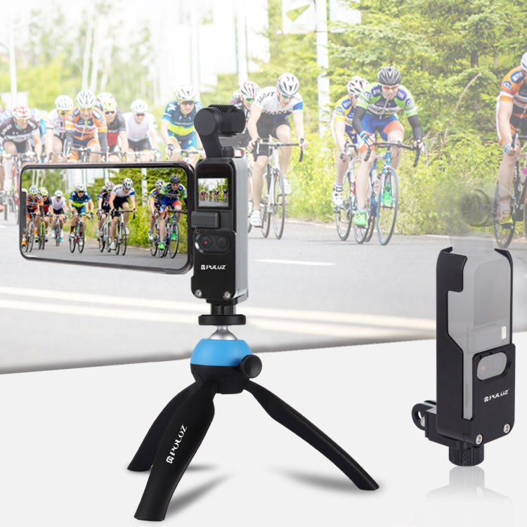 Carcasa PULUZ Carcasa protectora de aleación de aluminio CNC para bolsillo OSMO (negro) para DJI Osmo — imagen 8