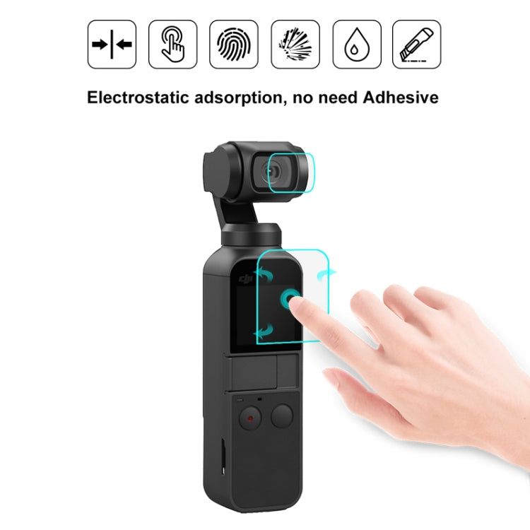 Lente de vidrio PULUZ 9H 2.5D HD Protector de templado + Película de pantalla para DJI Osmo Pocket — imagen 5