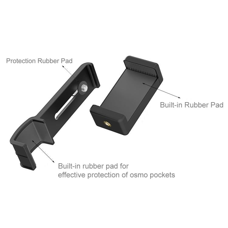 Soporte de montaje de soporte Abrazadera de fijación para teléfono inteligente PULUZ de 1/4 pulgada para DJI Osmo Pocket — i…