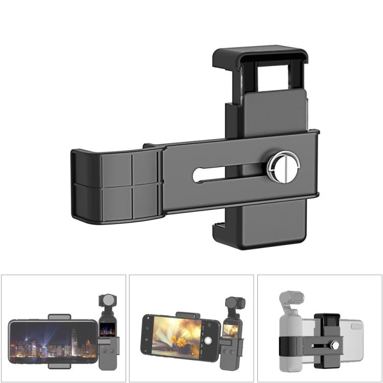 Soporte de montaje de soporte Abrazadera de fijación para teléfono inteligente PULUZ de 1/4 pulgada para DJI Osmo Pocket — i…