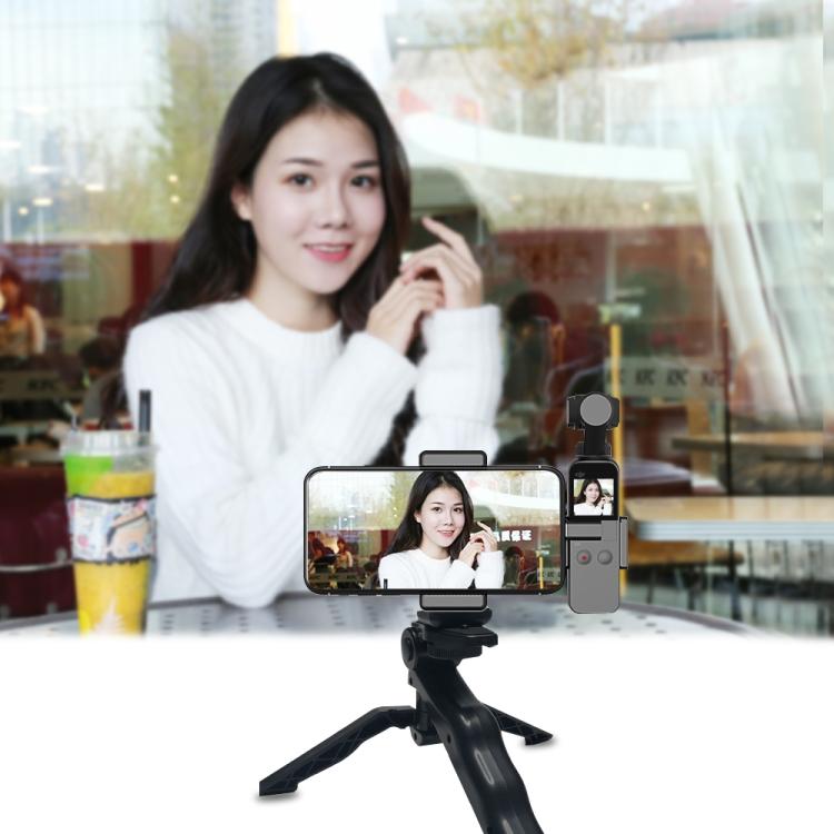 Soporte de montaje de soporte Abrazadera de fijación para teléfono inteligente PULUZ de 1/4 pulgada para DJI Osmo Pocket — i…