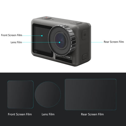 Lente PULUZ + Pantalla LCD delantera y trasera 9H 2.5D Película de vidrio templado — imagen 5