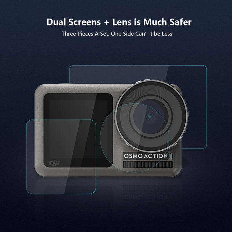 Lente PULUZ + Pantalla LCD delantera y trasera 9H 2.5D Película de vidrio templado — imagen 7