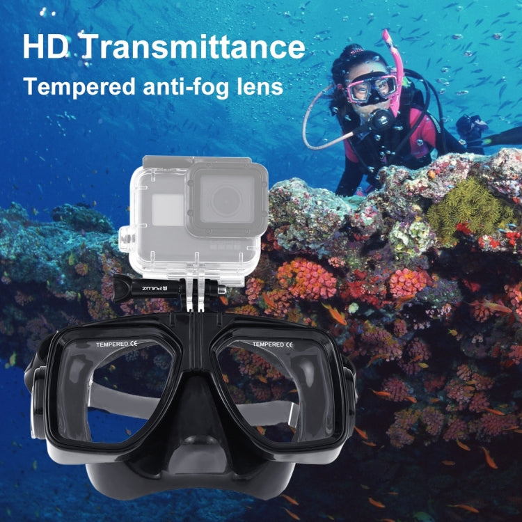 PULUZ Equipo de buceo para deportes acuáticos Máscara de buceo Gafas de natación para GoPro Hero12 Black / Hero11/10/9/8/7/6…