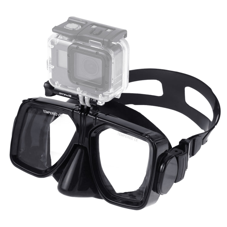PULUZ Equipo de buceo para deportes acuáticos Máscara de buceo Gafas de natación para GoPro Hero12 Black / Hero11/10/9/8/7/6…