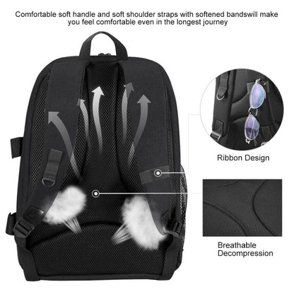 Mochila [US Almacén] PULUZ - portátil para exteriores, impermeable, resistente a arañazos, con doble hombro, estabilizador P…
