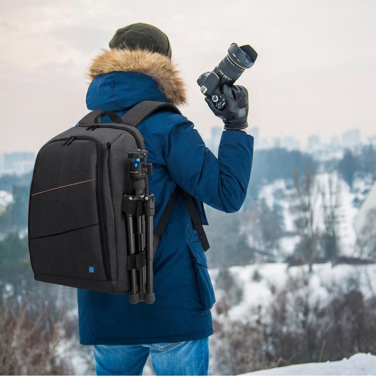 Mochila [US Almacén] PULUZ - portátil para exteriores, impermeable, resistente a arañazos, con doble hombro, estabilizador P…