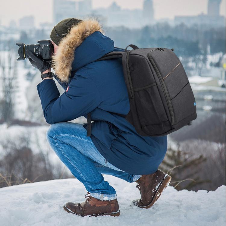 Mochila [US Almacén] PULUZ - portátil para exteriores, impermeable, resistente a arañazos, con doble hombro, estabilizador P…