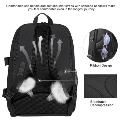 Mochilas Puluz al Air libre portátil impermeable a prueba de agua a prueba de rasguños dual hombros PTZ Estabilizador Bolsa……