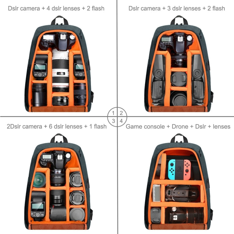 Mochilas Puluz al Air libre portátil impermeable a prueba de agua a prueba de rasguños dual hombros PTZ Estabilizador Bolsa……