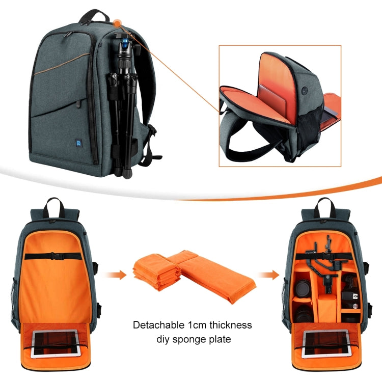 Mochilas Puluz al Air libre portátil impermeable a prueba de agua a prueba de rasguños dual hombros PTZ Estabilizador Bolsa……