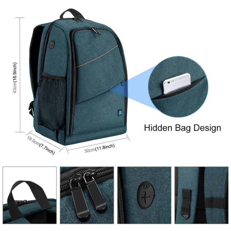 Mochila [US Almacén] PULUZ - portátil para exteriores, impermeable, resistente a arañazos, con doble hombro, estabilizador P…