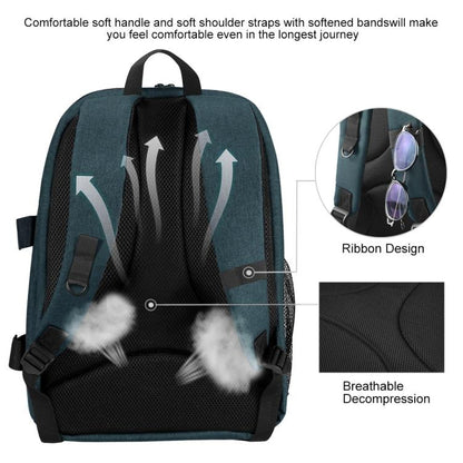 Mochila [US Almacén] PULUZ - portátil para exteriores, impermeable, resistente a arañazos, con doble hombro, estabilizador P…