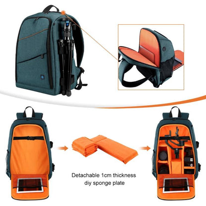 Mochila [US Almacén] PULUZ - portátil para exteriores, impermeable, resistente a arañazos, con doble hombro, estabilizador P…