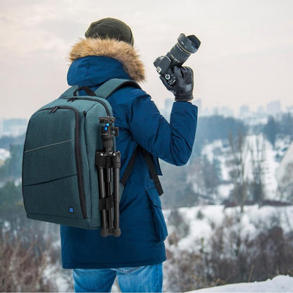 Mochila [US Almacén] PULUZ - portátil para exteriores, impermeable, resistente a arañazos, con doble hombro, estabilizador P…