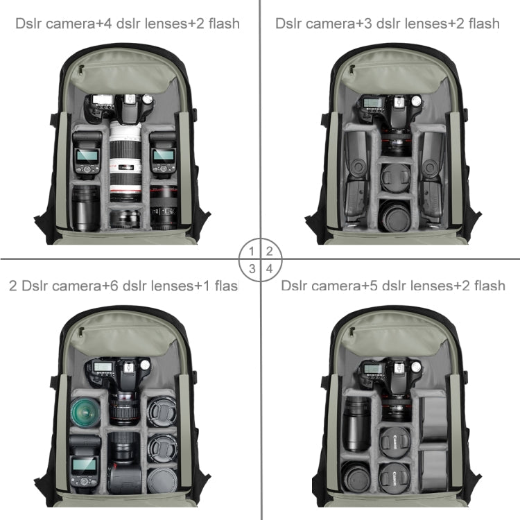 Mochilas Puluz al Air libre portátil impermeable a prueba de agua a prueba de rasguños dual hombros PTZ Estabilizador Bolsa……