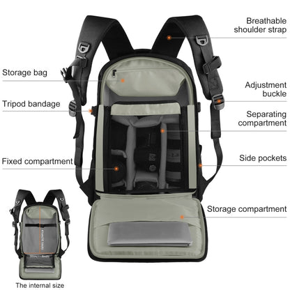 Mochilas Puluz al Air libre portátil impermeable a prueba de agua a prueba de rasguños dual hombros PTZ Estabilizador Bolsa……