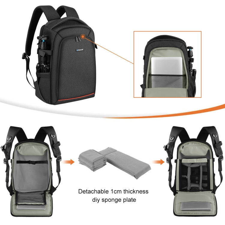 Mochilas Puluz al Air libre portátil impermeable a prueba de agua a prueba de rasguños dual hombros PTZ Estabilizador Bolsa……