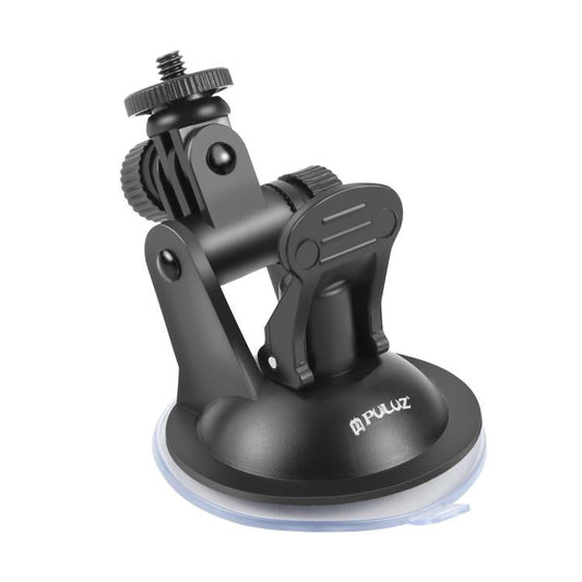 Soporte de ventosa PULUZ para automóvil con tornillo, adaptador de montaje para trípode y bolsa de almacenamiento para GoPro…
