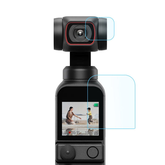 Lente de vidrio PULUZ 9H 2.5D HD Protector de templado + Película de pantalla para DJI Osmo Pocket 2 — imagen 2