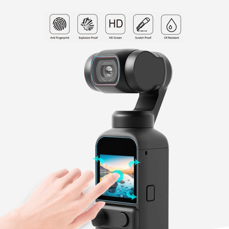 Lente de vidrio PULUZ 9H 2.5D HD Protector de templado + Película de pantalla para DJI Osmo Pocket 2 — imagen 6