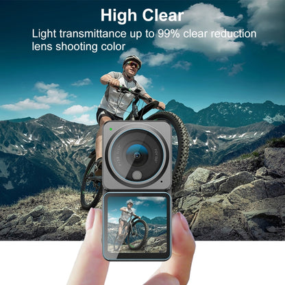 Lente Puluz 3 en 1 + Pantalla LCD delantera y trasera 9H 2.5D Película de vidrio templado — imagen 6