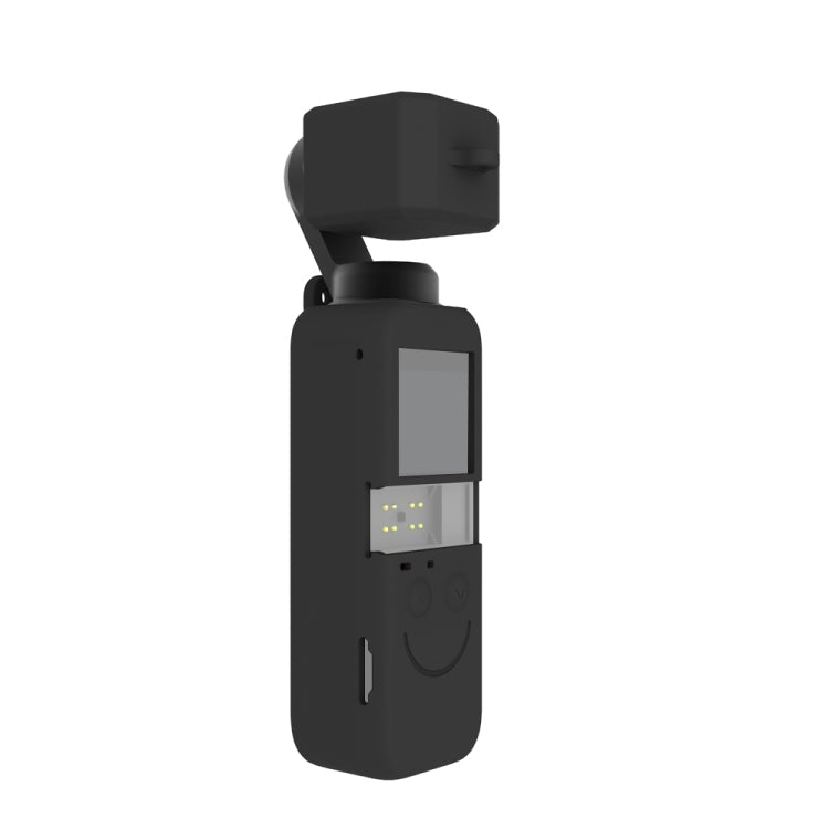 Juego de fundas de silicona PULUZ 2 en 1 para DJI Osmo Pocket 2 (Negro)