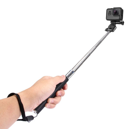 Monopié selfie de mano extensible PULUZ para GoPro Hero12 Black / Hero11 /10/9/8/7/6/5, Insta360 Ace / Ace Pro, y otras cáma…