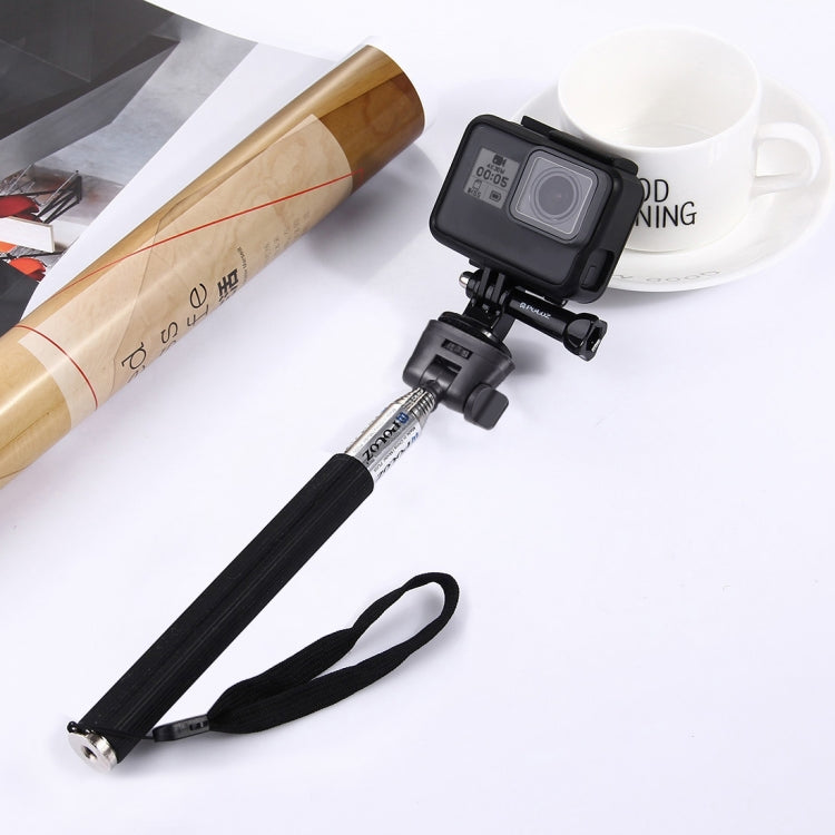 Monopié selfie de mano extensible PULUZ para GoPro Hero12 Black / Hero11 /10/9/8/7/6/5, Insta360 Ace / Ace Pro, y otras cáma…