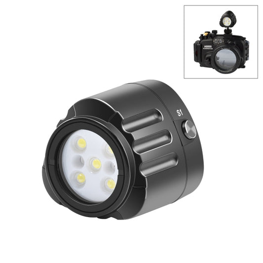 PULUZ Luz de relleno para fotografía LED subacuática de 40 m 1000 LM 3,7 V / 1100 mAh Luz de buceo para GoPro Hero12 Black /…