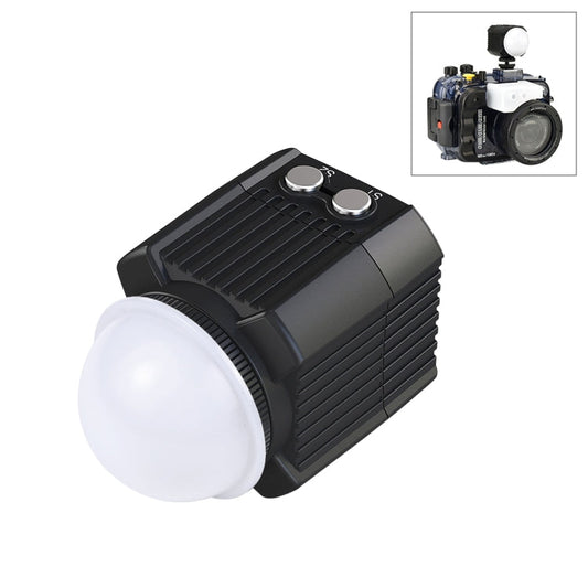 Luz de relleno para fotografía LED subacuática PULUZ de 60 m, luz de buceo de 7,4 V/1100 mAh para GoPro Hero12 Black / Hero1…