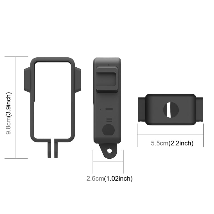 PULUZ ABS Frame Cage con zapatos de doble frío (Negro) — imagen 3