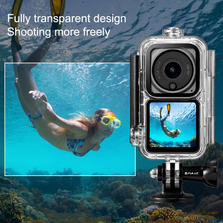 Carcasa de buceo impermeable de PULUZ 45 M (transparente) — imagen 5