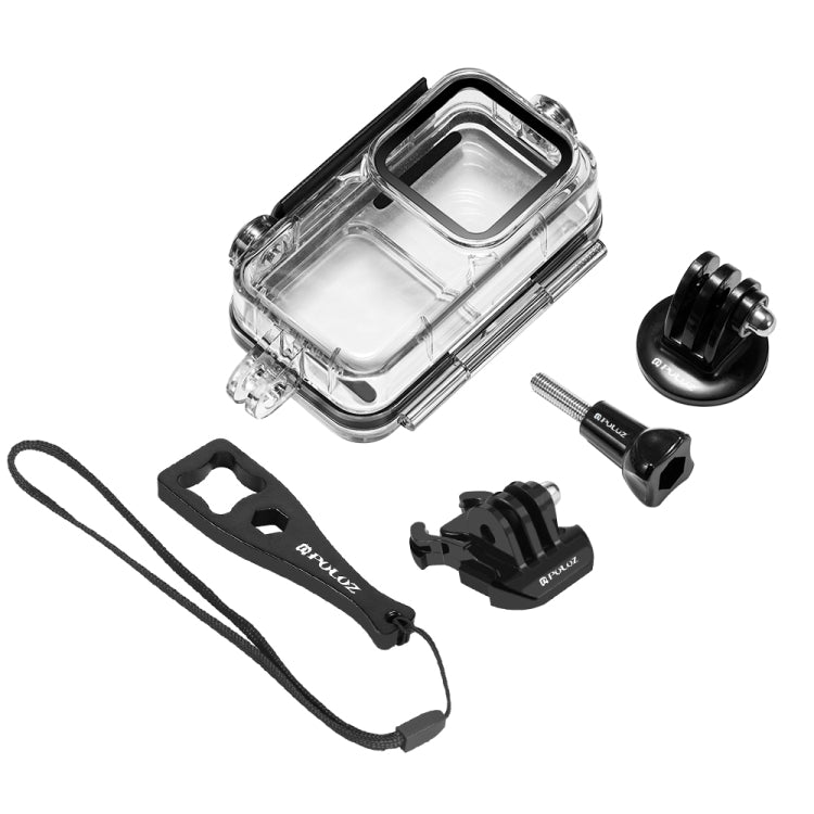 Carcasa de buceo impermeable de PULUZ 45 M (transparente) — imagen 8