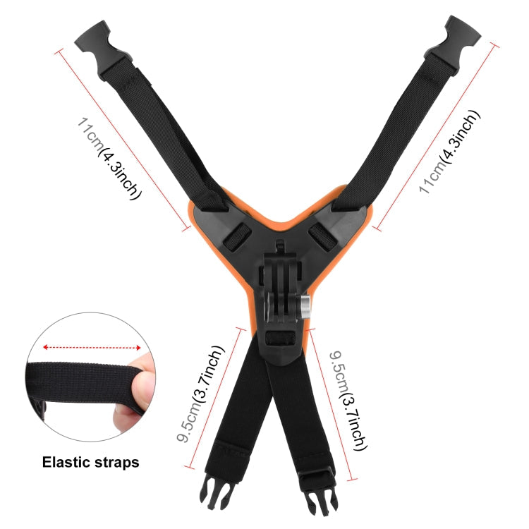 Funda DE Funda DE CHILL PULUZ MOTORCYCLE MOUTE PARA GOPRO, OSMO Acción y otras cámaras de acción (naranja) para DJI Osmo — i…
