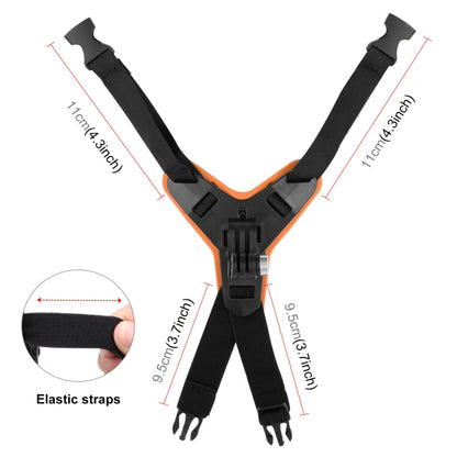 Funda DE Funda DE CHILL PULUZ MOTORCYCLE MOUTE PARA GOPRO, OSMO Acción y otras cámaras de acción (naranja) para DJI Osmo — i…