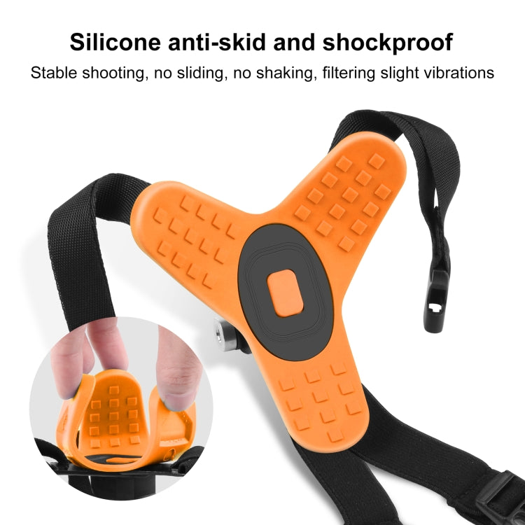 Funda DE Funda DE CHILL PULUZ MOTORCYCLE MOUTE PARA GOPRO, OSMO Acción y otras cámaras de acción (naranja) para DJI Osmo — i…