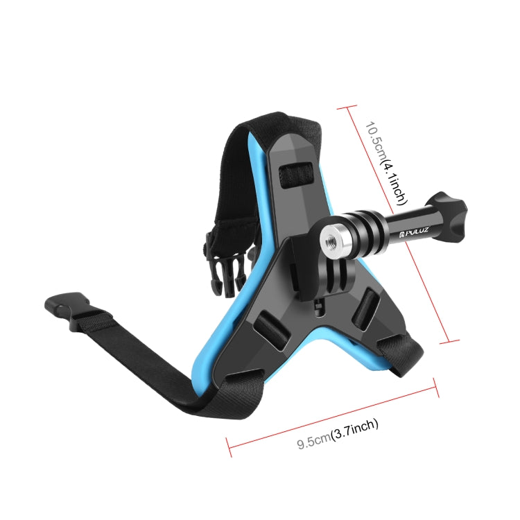 Funda DE Funda DE CAMBIL PULUZ MOTORCYCLE DE MONTAJE PARA GOPRO, OSMO Acción y otras cámaras de acción (azul) para DJI Osmo…