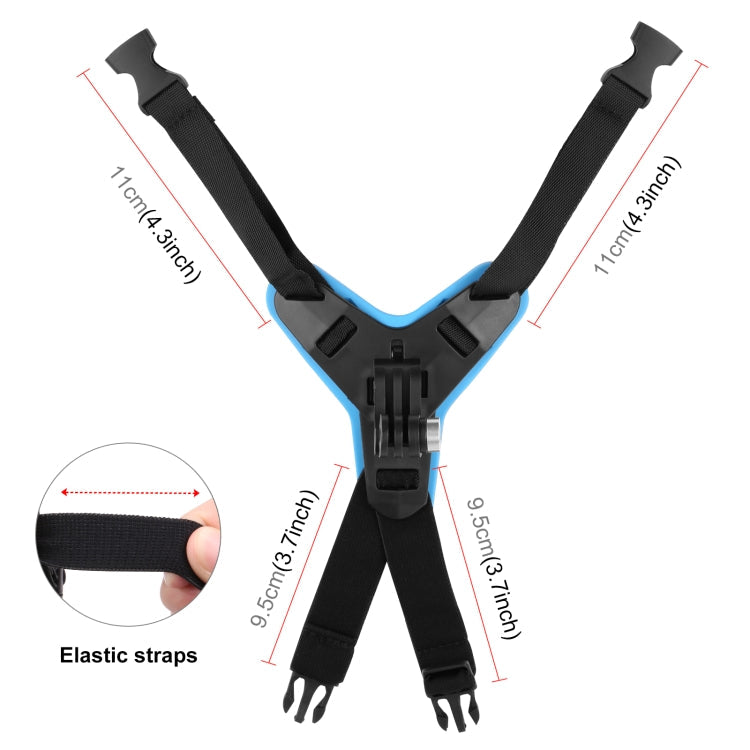 Funda DE Funda DE CAMBIL PULUZ MOTORCYCLE DE MONTAJE PARA GOPRO, OSMO Acción y otras cámaras de acción (azul) para DJI Osmo…