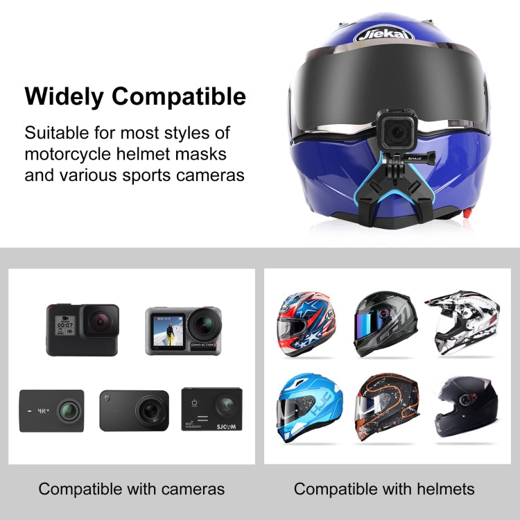 Funda DE Funda DE CAMBIL PULUZ MOTORCYCLE DE MONTAJE PARA GOPRO, OSMO Acción y otras cámaras de acción (azul) para DJI Osmo…